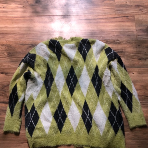 Argyle cardigan nwt forever 21 - Picture 3 of 4